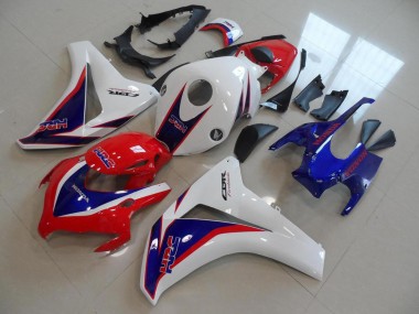 2008-2011 Red White Blue HRC Honda CBR1000RR Replacement Fairings