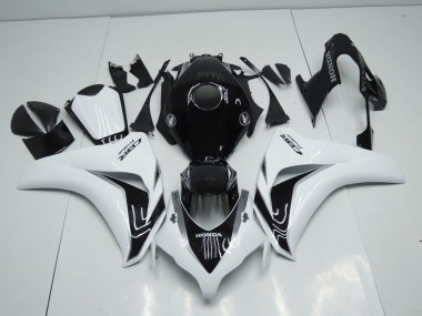 2008-2011 White and Black Grey Honda CBR1000RR Motorbike Fairing