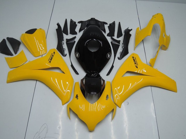 2008-2011 Yellow and Black Honda CBR1000RR Bike Fairing