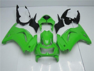 Abs 2008-2012 Green Kawasaki EX250 Motorcycle Fairing Kit