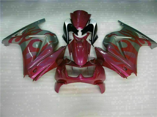 2008-2012 Purple Red Kawasaki EX250 Replacement Motorcycle Fairings