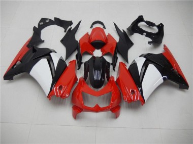 Abs 2008-2012 Red Black White Kawasaki EX250 Motorcycle Fairings