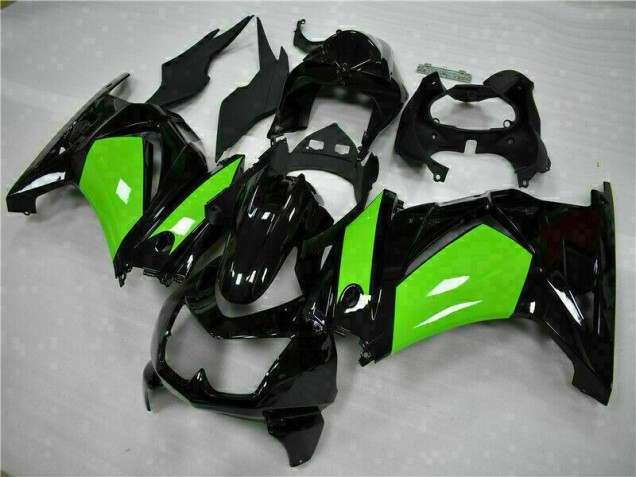 2008-2012 Black Green Kawasaki EX250 Motorbike Fairings