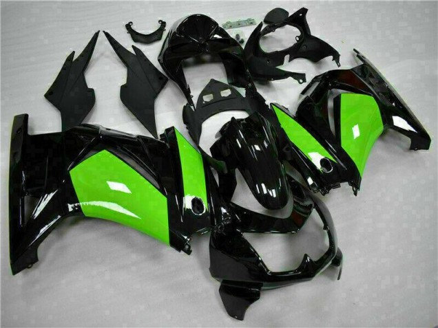 2008-2012 Black Green Kawasaki EX250 Motorbike Fairings