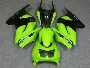 Abs 2008-2012 Green Black Ninja Kawasaki EX250 Motor Bike Fairings