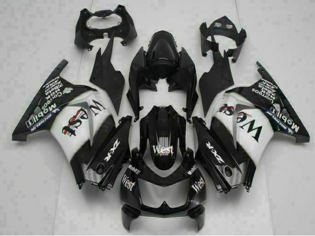 2008-2012 Black West Kawasaki EX250 Motorcycle Fairings Kits