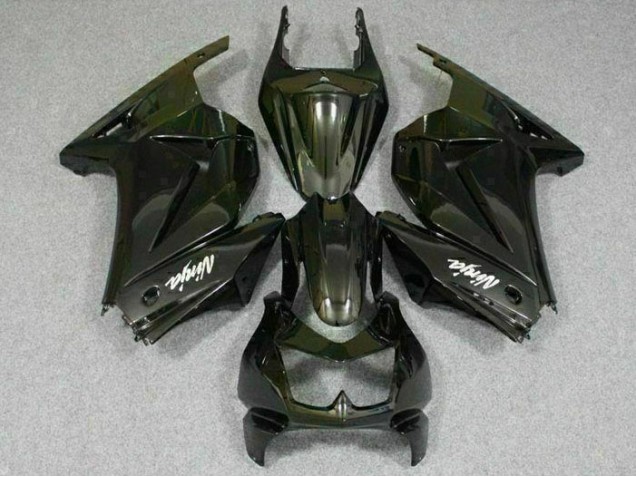 2008-2012 Black Kawasaki EX250 Motorcyle Fairings & Bodywork