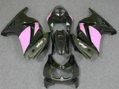 2008-2012 Black Pink Ninja Kawasaki EX250 Motorcycle Replacement Fairings