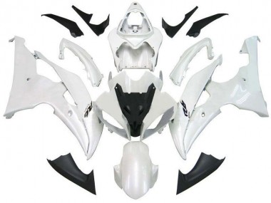 Abs 2008-2016 Pearl White R6 Yamaha YZF R6 Motor Bike Fairings