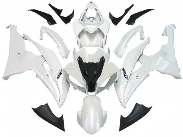 Abs 2008-2016 Pearl White R6 Yamaha YZF R6 Motor Bike Fairings