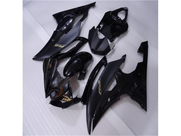 2008-2016 Glossy Matte Black Yamaha YZF R6 Motorcycle Fairings Kits