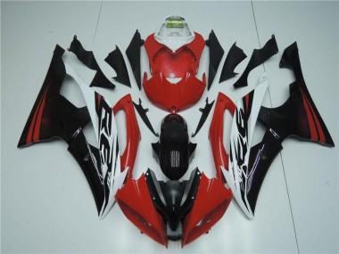 Abs 2008-2016 Red White Yamaha YZF R6 Motorcyle Fairings