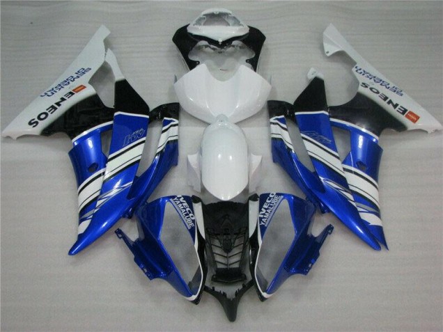 Abs 2008-2016 Blue White Yamaha YZF R6 Motorcycle Fairing