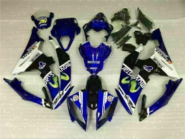 Abs 2008-2016 White Blue Yamaha YZF R6 Motor Bike Fairings