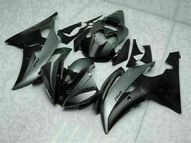 2008-2016 Grey Black Yamaha YZF R6 Moto Fairings