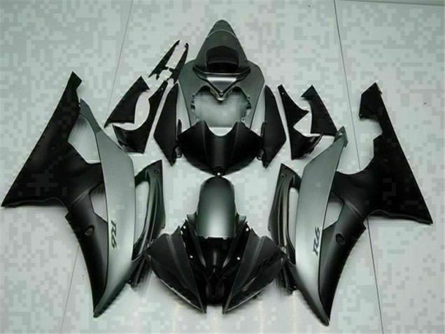 2008-2016 Grey Black Yamaha YZF R6 Moto Fairings