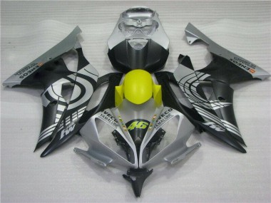 Abs 2008-2016 Yellow Black Silver Yamaha YZF R6 Motor Fairings