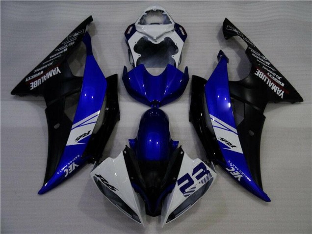 2008-2016 Blue White Black YEC 23 Yamaha YZF R6 Motorbike Fairing