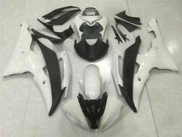 2008-2016 White Yamaha YZF R6 Motorcycle Bodywork