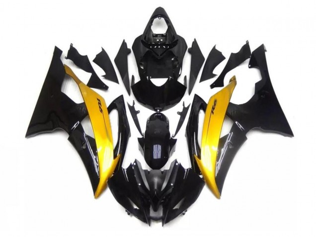 2008-2016 Black Gold Yamaha YZF R6 Motorcycle Fairing Kits