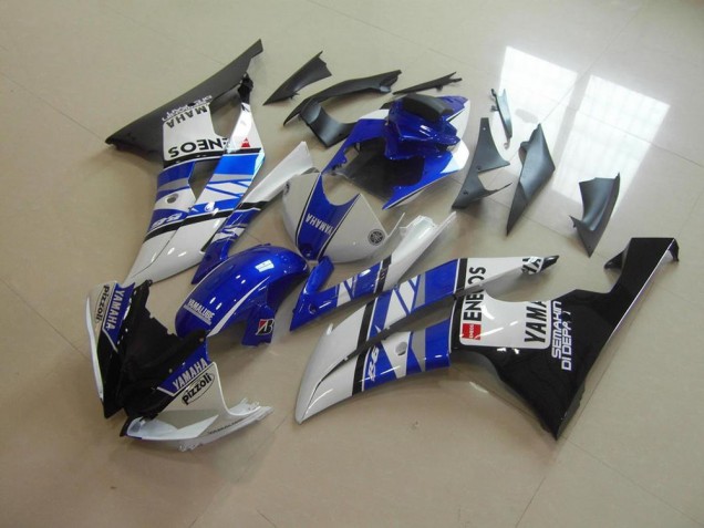 Abs 2008-2016 Blue White Blue White ENEOS Yamaha YZF R6 Motorcycle Bodywork