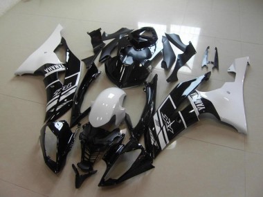 2008-2016 White Black Yamaha YZF R6 Motorcyle Fairings