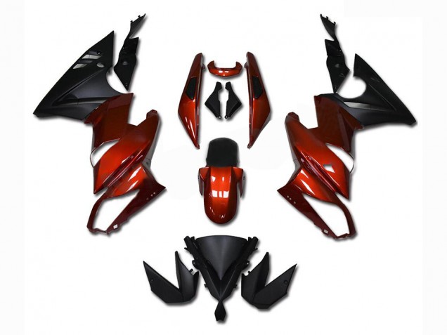 2009-2011 Red Kawasaki EX650 Bike Fairing