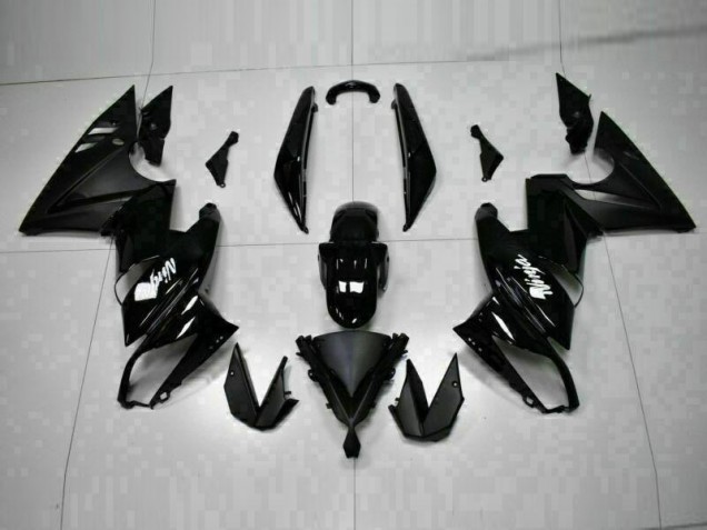 2009-2011 Glossy Black Kawasaki EX650 Bike Fairings