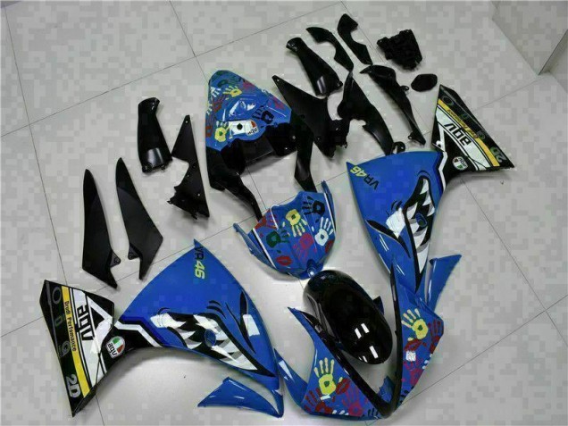 Abs 2009-2011 Blue Yamaha YZF R1 Bike Fairings