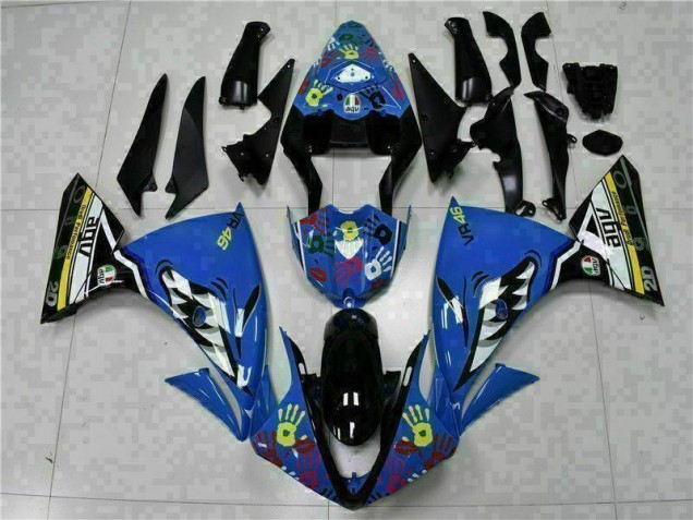 Abs 2009-2011 Blue Yamaha YZF R1 Bike Fairings