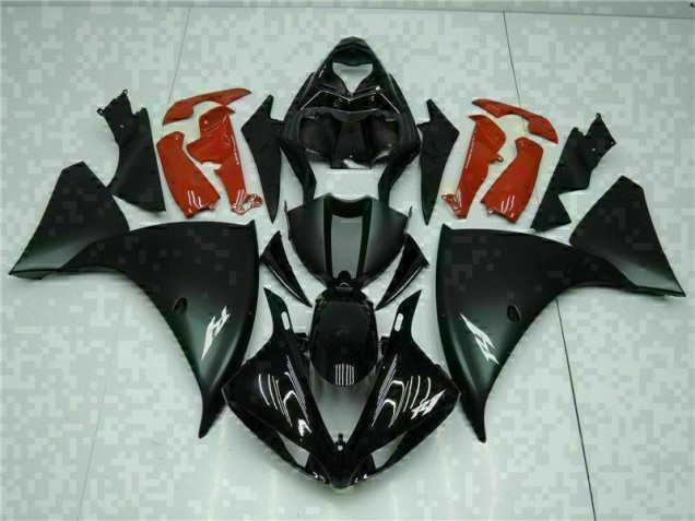 Abs 2009-2011 Black Red Yamaha YZF R1 Motorbike Fairing