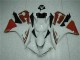 Abs 2009-2011 White Red Yamaha YZF R1 Bike Fairing Kit