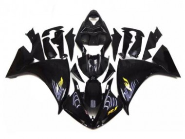 2009-2011 Black Yamaha YZF R1 Bike Fairings