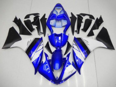 2009-2011 Blue White Black Yamaha YZF R1 Bike Fairing