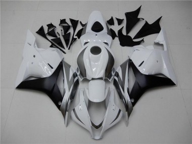 2009-2012 White Silver Black Honda CBR600RR Motor Bike Fairings