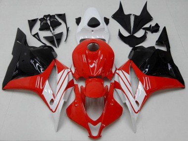 Abs 2009-2012 Red White Black Honda CBR600RR Replacement Motorcycle Fairings