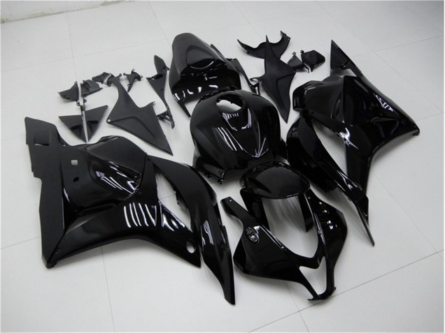 Abs 2009-2012 Glossy Black Honda CBR600RR Bike Fairing Kit