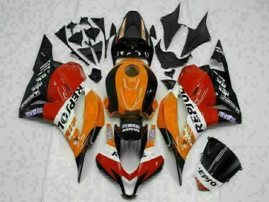 2009-2012 Orange Repsol Honda CBR600RR Motor Fairings