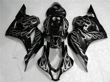 Abs 2009-2012 Black Honda CBR600RR Motorbike Fairing Kits