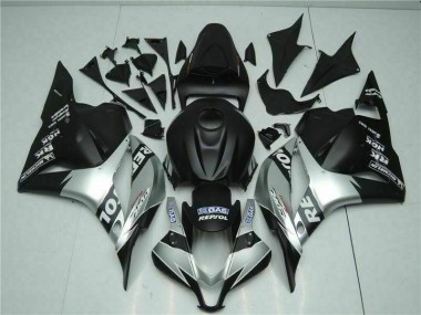 2009-2012 Black Silver Repsol Honda CBR600RR Motorcycle Fairings Kits