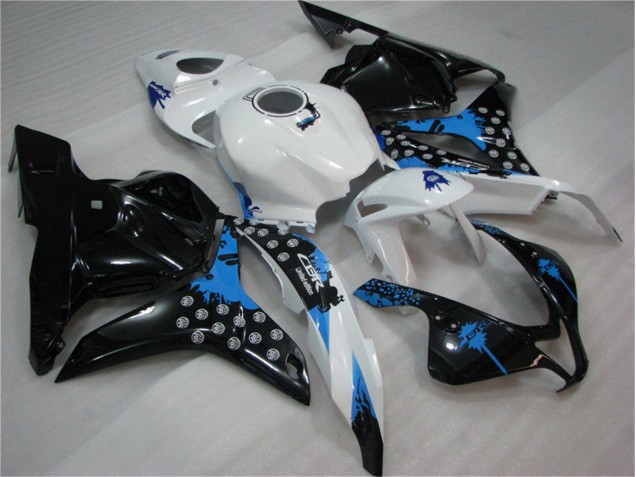 Abs 2009-2012 Black White Blue Honda CBR600RR Motor Fairings