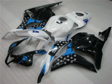 2009-2012 Black White Blue Honda CBR600RR Motor Fairings