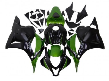 2009-2012 Green Black Honda CBR600RR Motorcycle Fairings Kit