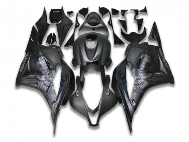 2009-2012 Grey Black Honda CBR600RR Motorcycle Fairings Kit