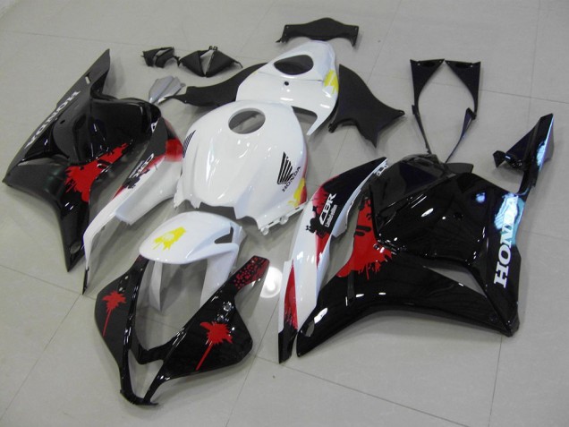 2009-2012 Black Red White Honda CBR600RR Motorcycle Bodywork