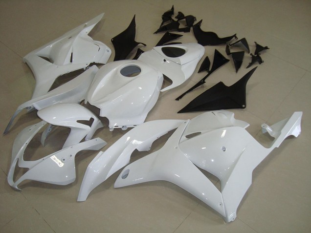 2009-2012 White Honda CBR600RR Motorcyle Fairings