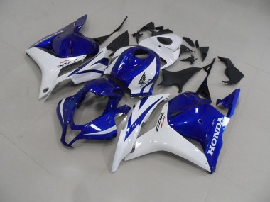 Abs 2009-2012 Blue White Honda CBR600RR Motorcycle Fairing