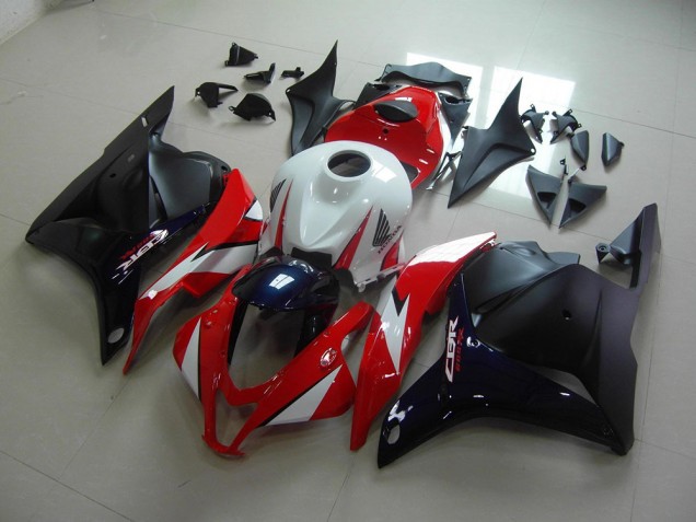 2009-2012 Red Dark Blue Honda CBR600RR Bike Fairing Kit