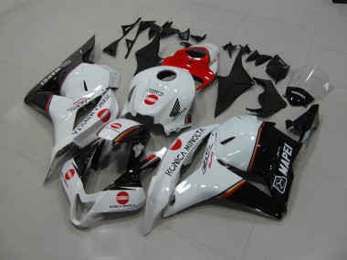 Abs 2009-2012 Red Konica Minolta Honda CBR600RR Motorcylce Fairings