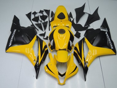 2009-2012 Yellow Black Honda CBR600RR Motorcycle Fairing Kits